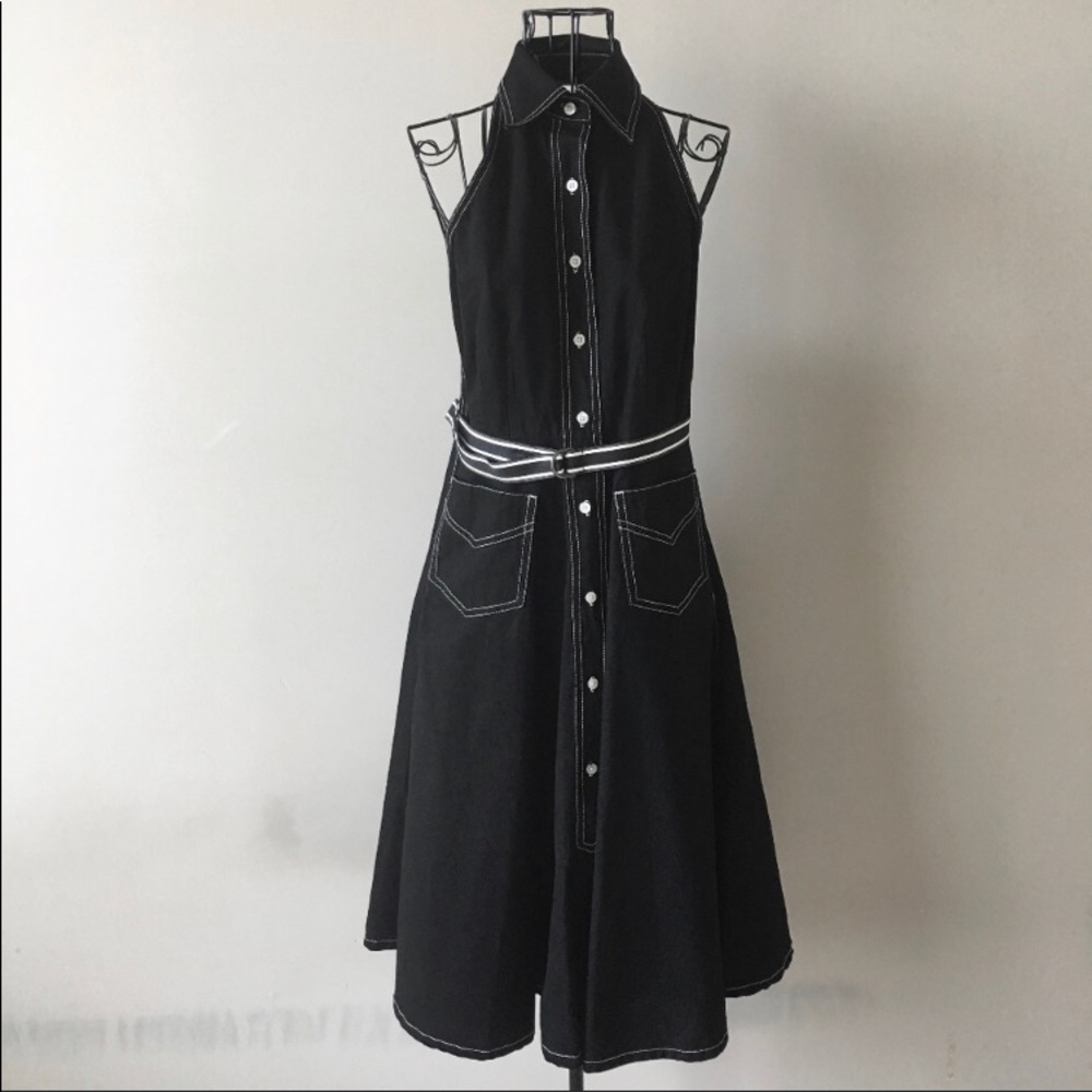 Ralph Lauren Backless Halter Denim Dress💃🏻